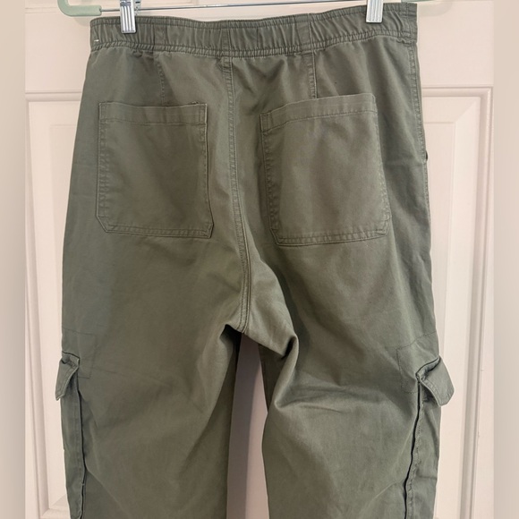 Y2K Abercrombie Fitch Military Utility Cargo Women 8 Pants Straight Leg Outdoor - Picture 8 of 13